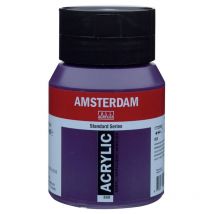 Peinture Acrylique - Violet Bleuâtre Permanent - 568 - Amsterdam - Pot De 500ml