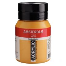 Peinture Acrylique - Ocre Jaune - 227 - Amsterdam - Pot De 500ml