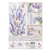 9 Papiers Scrapbooking 21 X 29.7 Cm Ciao Bella Morning In Provence Scrapbooking