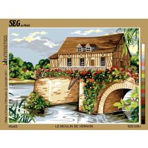 Canevas Antique Le Moulin Vermon 45x60cm - SEG