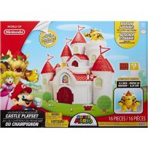 Playset Château Royaume Champignon + Figurine - Super Mario - Jakks Pacific