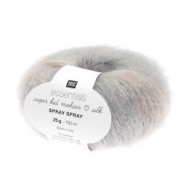 Essentials Super Kid Mohair Loves Silk Spray Spray- 25gr - De Rico Design : Légèreté Et Élégance Dans Chaque Maille 08 Romantic
