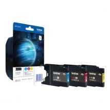 Cartouche D'Encre Lc-1280 - Pack De 3 - Cyan, Magenta Et Jaune - Tres Haute Capacité - Brother