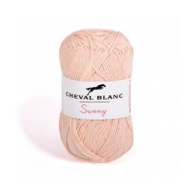 Pelote De Coton À Tricoter Sunny Uni - Cheval Blanc - Ppsc 180 Rose - ChevalBlanc