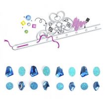 Coffret Diadèmes De Princesse À Customiser - Pierres Précieuses Bleues - Dtm