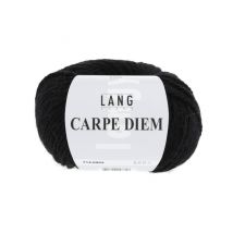 Pelote De Laine Et Alpaga À Tricoter Carpe Diem - Lang Yarns 0004 Noir