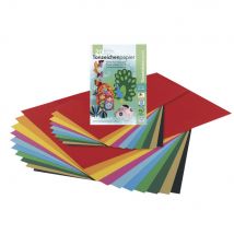 Papier À Dessin, Din A4, 130 G/m2,bloc À 20 Feuilles, 10 Couleurs - Ursus