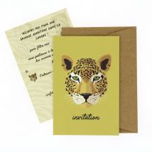 6 Invitations Savane - Recyclable - Annikids