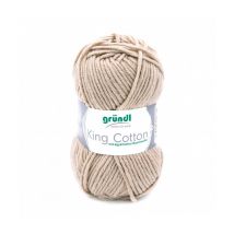 Pelote De Coton À Tricoter King Cotton - Grundl 03 Marron - Gründl