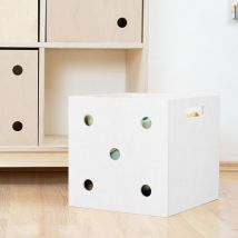 Boîte De Rangement Dice Blanc 5 - Benlemi