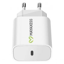 Mayaxess Chargeur Pour Google Pixel 10 Pro Usb-c 20w Rapide Blanc