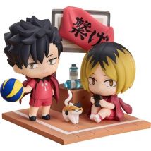 Haikyu!! - Pack 2 Mini Figurines Qset Tetsuro Kuroo & Kenma Kozume 9 Cm - Good Smile Company