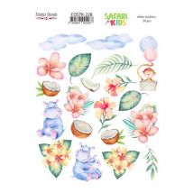 Planche De Stickers Couleur Embelissement Fabrika Decoru Safari For Kids 228 - FABRIKA DECORU