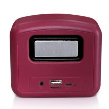 Mini Enceinte Bluetooth Tws Haute Puissance 5w Autonomie 5h Charge Rapide 2h Rouge Yonis - Yonis