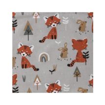 Tissu Jersey Renard Lin Padwanlin Vendu Au Mètre - Distrifil