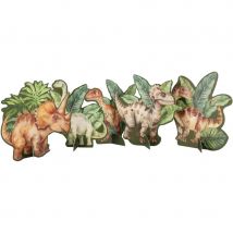 6 Décors À Poser Dinosaures Vert