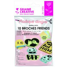 Kit Plastique Dingue Best Friends Forever 10x13 Cm - Plastique fou