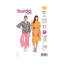 Patron Burda 6023 - Robe Et De La Blouse Du 34 Au 44 (fr) Taille N°fr 34-44