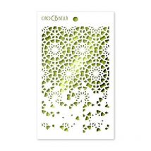 Pochoir Plastique Souple Réutilisable 24 X 14.5 Cm Ciao Bella Twelve Points 32 - CIAO BELLA