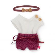 Ensemble De Vêtements Pour Poupée Petite Fille, 21 Cm, 3 Pièces - Miniland