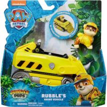 Coffret Pat Patrouille Jungle Pups : Tout Terrain + Ruben - Vehicule Transformable - Figurine Chien - Paw Patrol - Spin Master - Pat Patrouille