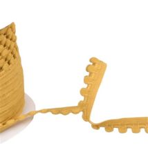 Bobine 25m Élastique À Pompons Jaune Moutarde 13mm - MyMercerie