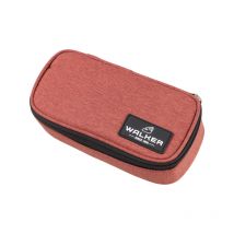 Grande Trousse - Plumier - Scolaire - Rouge Foncé Rust - Walker