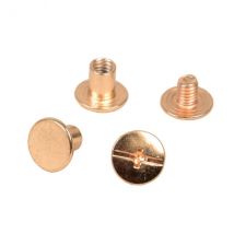 Lot De 8 Vis Chicago 10x6mm Or - MyMercerie