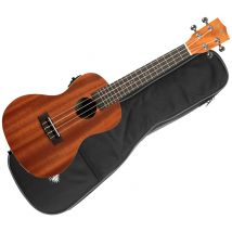 Ka-ce Satin Mahogany Concert + Housse Kala