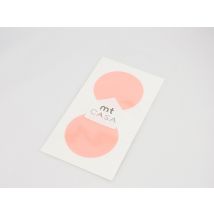 Masking Tape Mt Casa Seal Sticker Rond En Washi Shocking Red - MT Masking Tape