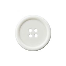 Boutons Rebord 4 Trous 20mm X 3 - Union Knopf Blanc - PrymUnionKnopf