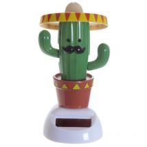 Figurine - Cactus Avec Un Sombrero - Humour - Décoration - Bureau - Puckator
