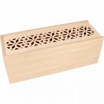 Boite De Rangement - 33x12x12 Cm - Bois - Artemio