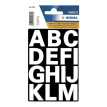 Lettres - Stickers - Autocollant - 25mm Diamètre - A À Z - Majuscules - Blanc - Ki Sign