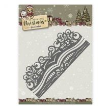 Die Matrice De Découpe Embossage Yvonne Créations Holly Border 10112 - Find It