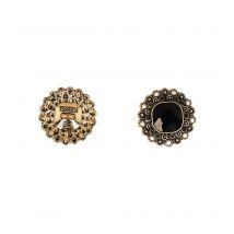 Lot De 3 Boutons Strass Noir - MyMercerie