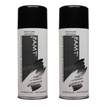 Lot De 2 Bombes De Peinture - Noire Brillant - Amt - Amt