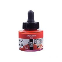 Flacon Encre Acrylique Acrylic Ink Amsterdam 30ml Rouge Naphtol Foncé