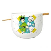 Hunter X Hunter - Bol À Ramen Avec Baguettes Hunter X Hunter 414 Ml - Just Funky