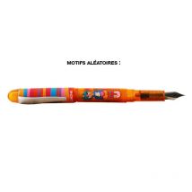 Stylo Plume - Encre Bleue Effaçable - Personnages Colorés - Plumink - Ki Sign