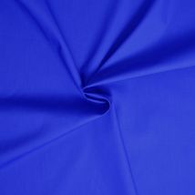 Tissu Popeline De Coton Bleu Royal - Designers-factory (3m X 1m46) - Designers-factory