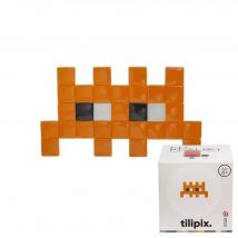Kit Mosaïque Diy Pixel Art - Little Monster - Orange - Tilipix