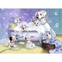 Puzzle Disney - Tous Au Bain 101 Dalmatiens 60 Pieces - Nathan - 86612 - Nathan