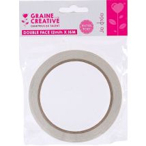 Adhésif Double Face Extra Fort 12mm X 16 M - Graine Creative