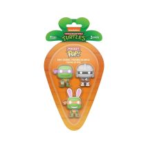 Les Tortues Ninja - Pack 3 Figurines Pocket Pop! D/m/s 4 Cm - Funko