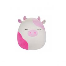 Squishmallows - Peluche Pink Spotted Cow With Closed Eyes Caedyn 40 Cm - Jazwares