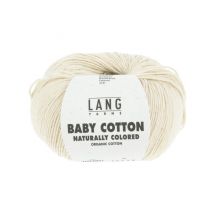 Pelote À Tricoter Baby Cotton Naturally Colored – Lang Yarns 01 Ecru
