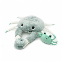 Peluche Ptipotos - Crabe Maman Bebe Menthe - Les Déglingos