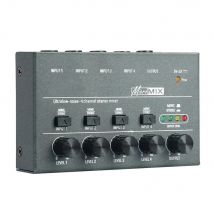Table De Mixage Audio Compacte Avec Amplificateur Stéréo Haute Qualité Yonis - Yonis