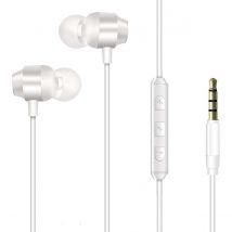 Energizer Écouteurs Filaires Jack 3.5mm Classic Cia10 Avec Micro Intégré Son Puissant Blanc - Energizer